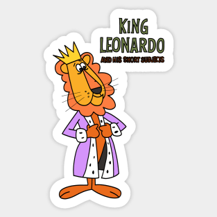 King Leonardo and His Short Subjects Vintage 60’s Sticker